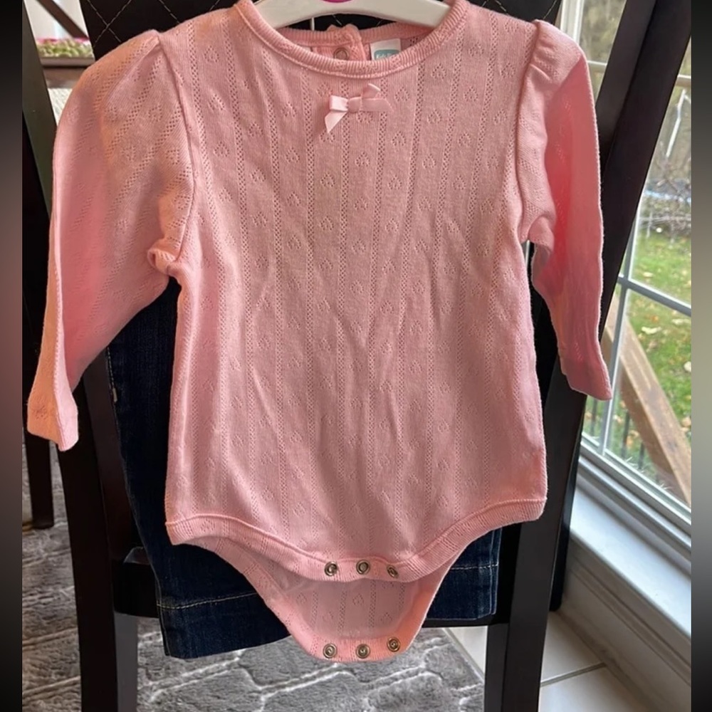 PINK onesie for girls 6/9 m